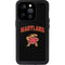 University of Maryland Collegiate Text iPhone 15 Pro Waterproof Case